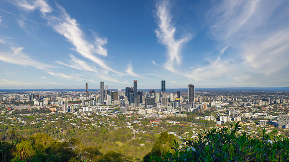 Brisbane From Mt CootTha